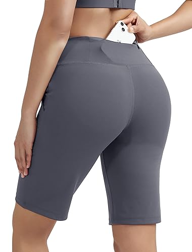 Ewedoos Bermuda Shorts with Pockets for Women 10” Long Athletic