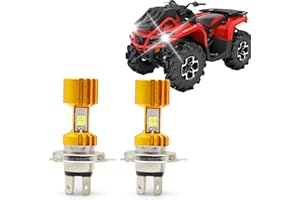 YONQIFON LED Bulbs for Can-Am Outlander 570 bulb 2018-2022 35W,Both AC/DC,Cool White High/Low Beam, 2 Pack
