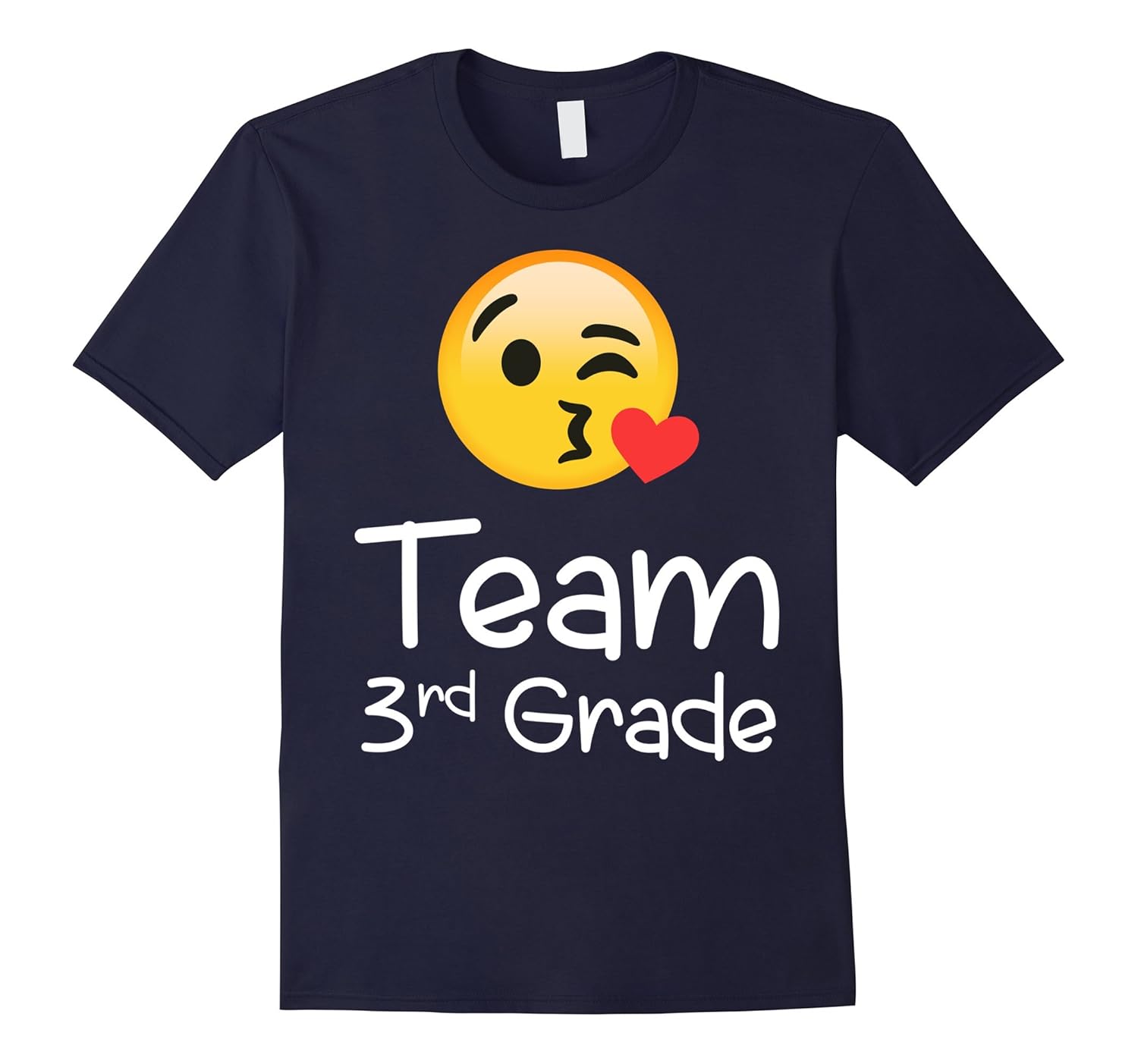 Emoji Team Third Grade Teacher T Shirt for lover-ANZ