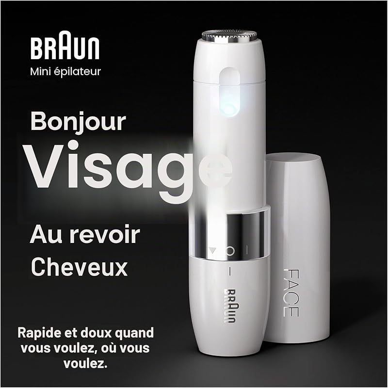 Rasoir Visage Electrique Pour Femme Face Mini FS1000 Blanc