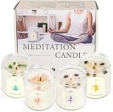 Yinuo Candle Natural Soy Wax Gift Set 4 Glass Jars 45-50H Coconut Lemon Lilac view 7