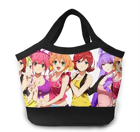 Amazon 超時空要塞マクロス ランチバッグ お弁当袋 クーラーバッグ トートバッグ 保冷保温 大容量 ランチバッグ ランチ巾着 ランチベルト オンライン通販
