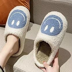 dubuto Smile Face Slippers for Girls Boys, Cute