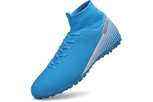 Roniluu Men Football Cleats,Women's Turf Soccer Shoes Indoor Outdoor Breathable Football Boots Youth Training Sneakers