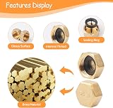 Svalor 6Pcs Brass Blanking Cap 3/4 inch Female Stop Cap Hex Nut Caps view 4