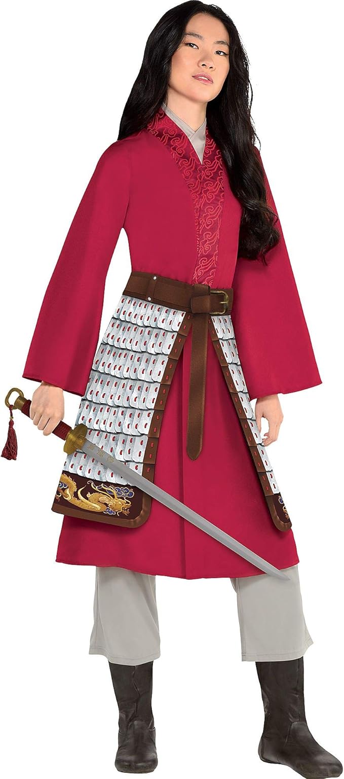 Party City Mulan Halloween Costume for Women, Disney