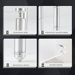 KGUSS Mini Audio Component Rack Acrylic 2-Layer