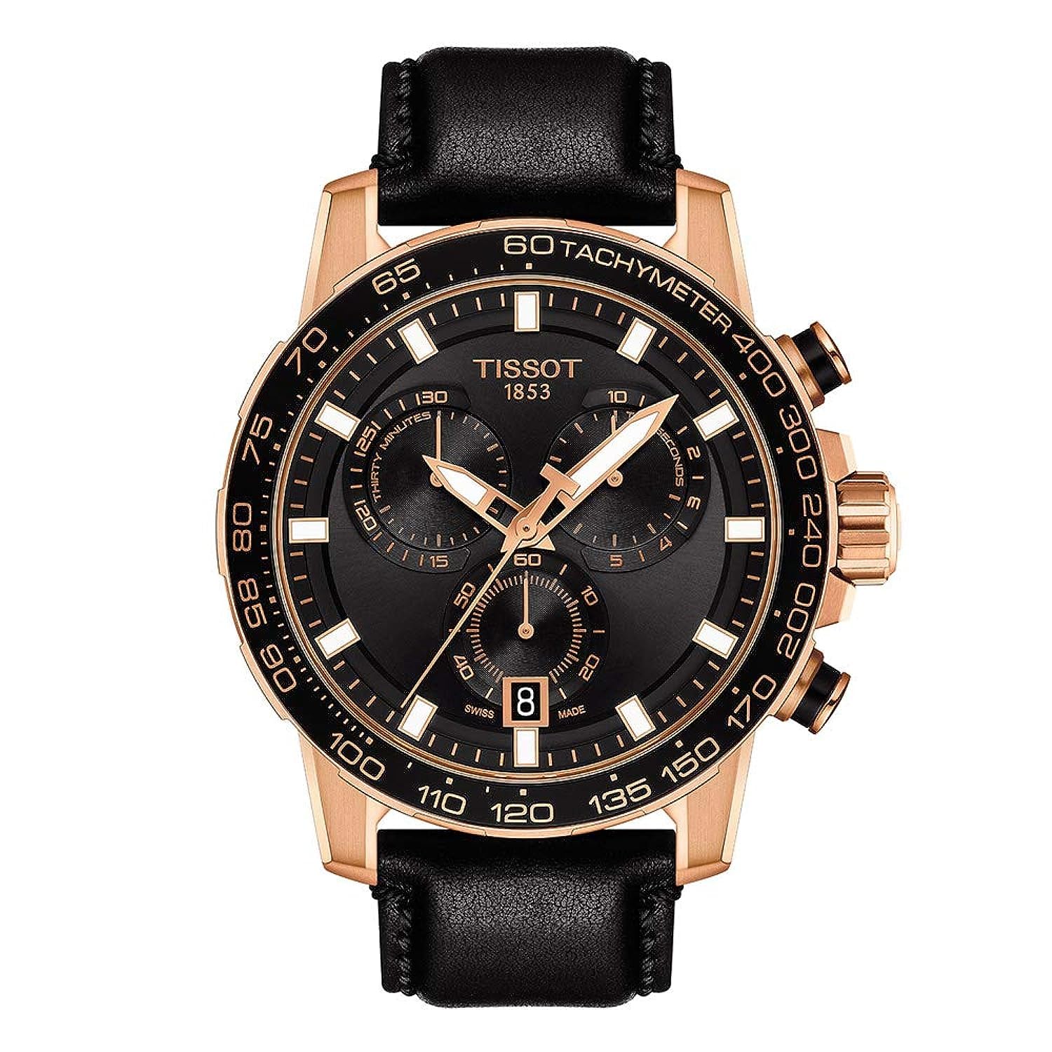 Tissot reloj casual de acero inoxidable Supersport para hombre negro T1256173605100 Tissot reloj casual de acero inoxidable Supersport para hombre negro T1256173605100