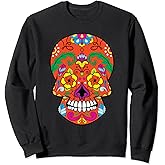 Sugar Skull Dia de los Muertos Men, Women And Kids Sweatshirt