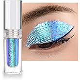 CHARMACY Liquid Duochrome Eyeshadow, Metallic Eye Looks, Long Lasting Glitter Eye Shadow Sets Metallic Pigments, Quick Drying