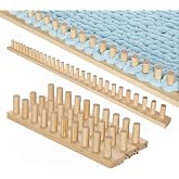 ARTACE 46" Chunky Blanket Loom, Wooden Loom for Chunky Throw Blanket, Adjustable Size Hand Knitting Kit, Ideal and Friendly for DIY Beginners