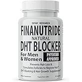 Finanutride Natural DHT Blocker & Hair Growth Capsules - Prevent Hair Loss, Stimulate Follicles, Proprietary Regrowth Treatment