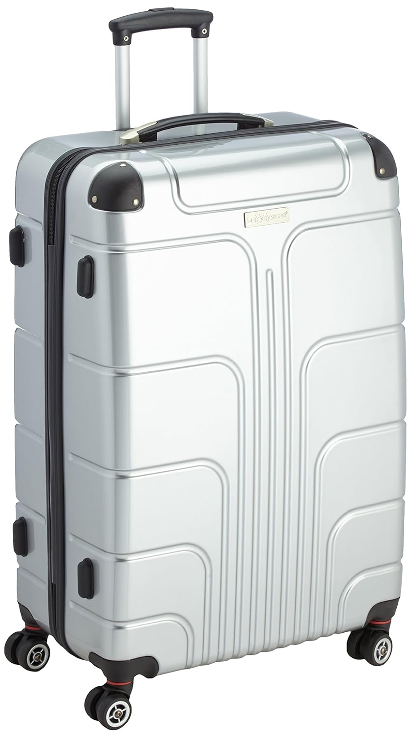 Luggage Zone Hard Shell Suitcase, Upright, Number Lock, 53/30/70 cm