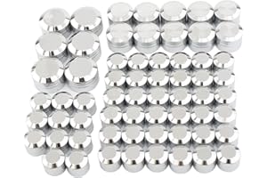 DAKLVNG Motorcycle Bolt Covers Head Bolts Engine Toppers Caps Kit for Harley 2017-2024 Touring Road King Street Glide Electra Road Glides 2018-2024 Softail Fatbob Breakout (Chrome)