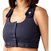 heart&core Larissa Bra, Easy to Wear Post-Surgery Bra - Post Augmentation, Comfortable, Quick-Drying, Patented Drain Tab
