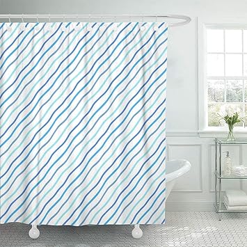 Amazon Com Emvency Shower Curtain Waterproof Polyester Fabric 72