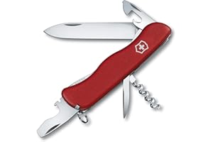 Victorinox Picknicker Swiss Army Knife, 11 Function Swiss Made Pocket Knife with Large Blade, Corkscrew and Bottle Opener - R
