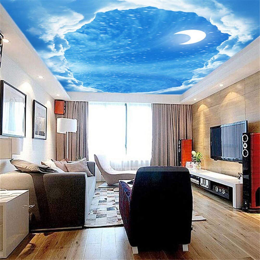 Steaean Tapete Deckentapete 3d Wohnzimmer Schlafzimmer Kinderzimmer Mond Fototapete Mural Dicke Selbstklebend Kann Angepasst Werden 280 Cm 400 Ncci1914 Com