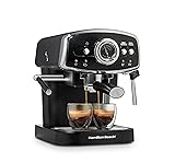 Hamilton Beach Slide & Lock Espresso Machine With