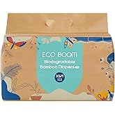 ECO BOOM Size 1 Diapers, Bamboo Viscose Diapers, Sustainable, Paper Packaging
