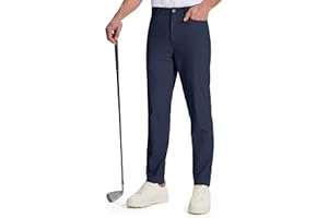Willit Mens Golf Pants 5 Pockets Stretch Work Dress Pants 28"/30"/32" Lightweight Casual Slacks