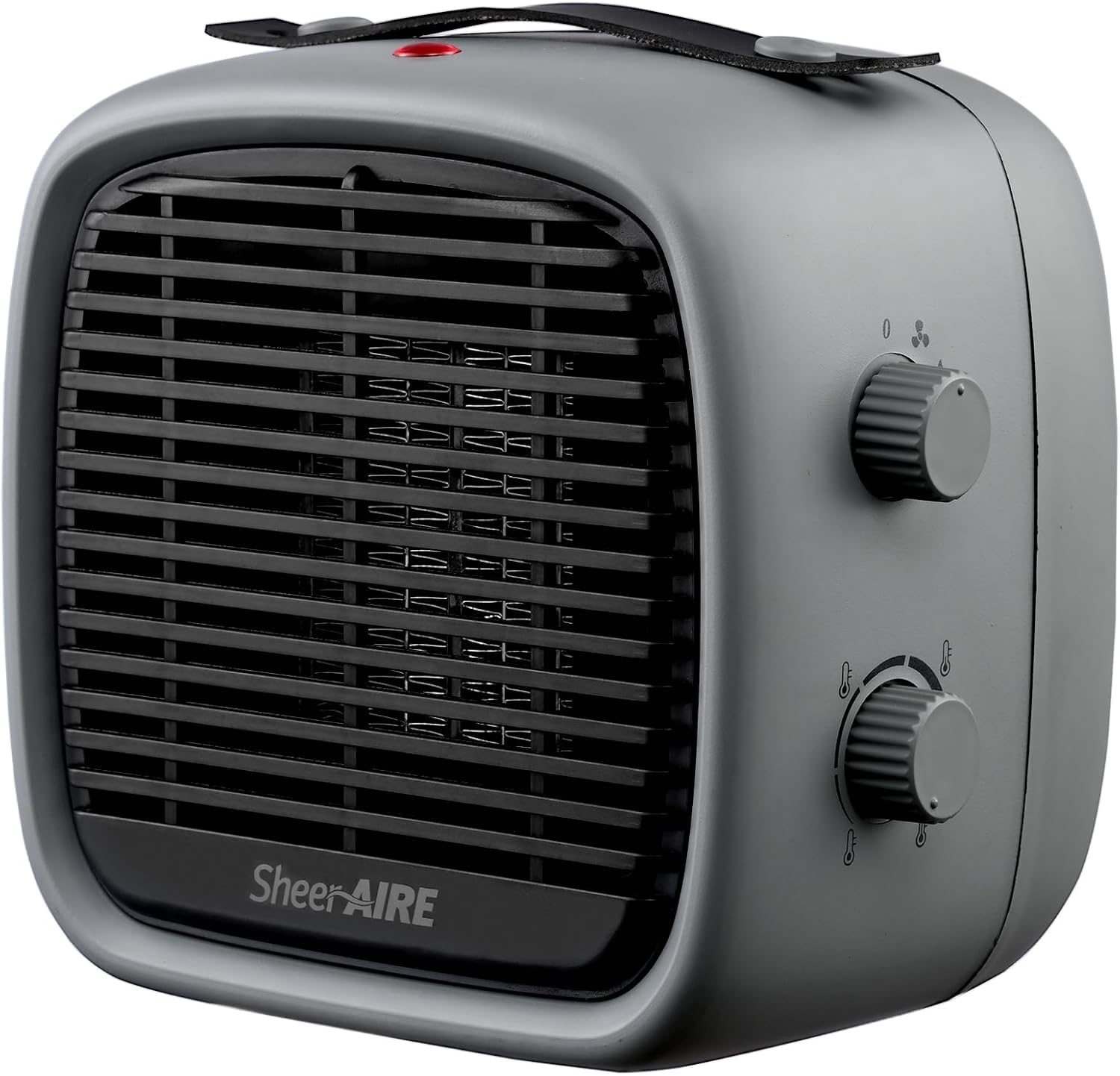 Photo 1 of 700W/1200W Basics Ceramic Heater Space Heaters for Indoor Use Overheat/Tilt Protection Low Noise Heating Portable Heater Electric Portable Fan (Upscale-Grey)