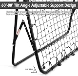 Amazing Tour Football Rebounder - Adjustable Steel Frame Net Practice Trainer view 8