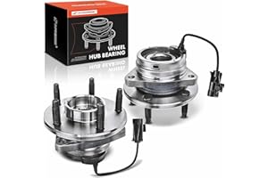 A-Premium 2 x Front Wheel Bearing and Hub Assembly with ABS & 5-Lug Compatible with Chevrolet Malibu 2004-2012, HHR SS 2008-2