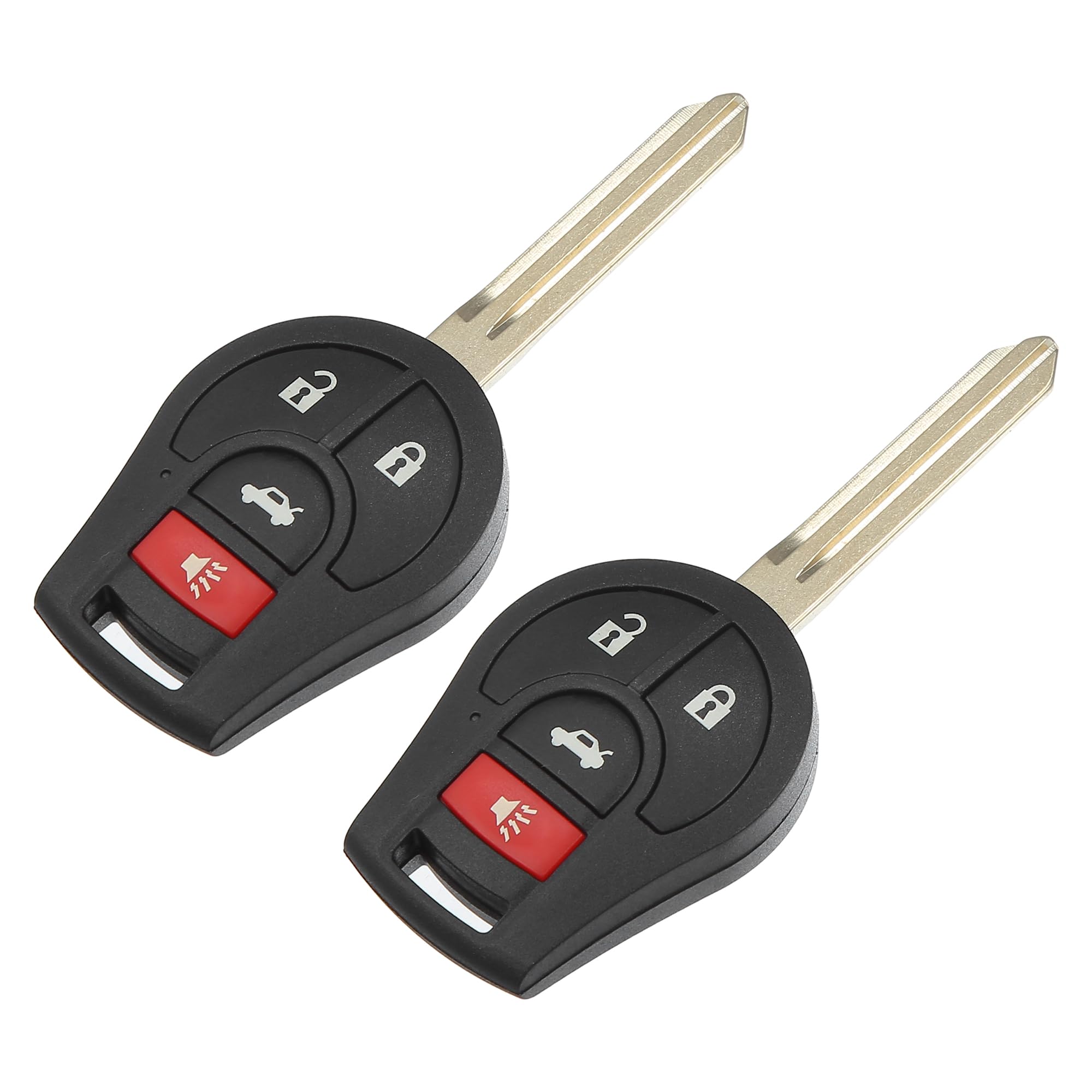 Photo 1 of ACROPIX 315 MHz Key Fob Keyless Entry Remote Fit for Nissan Rogue 2013-2015 for Nissan Versa Sentra 2013-2019 CWTWB1U751 - Pack of 2 Black