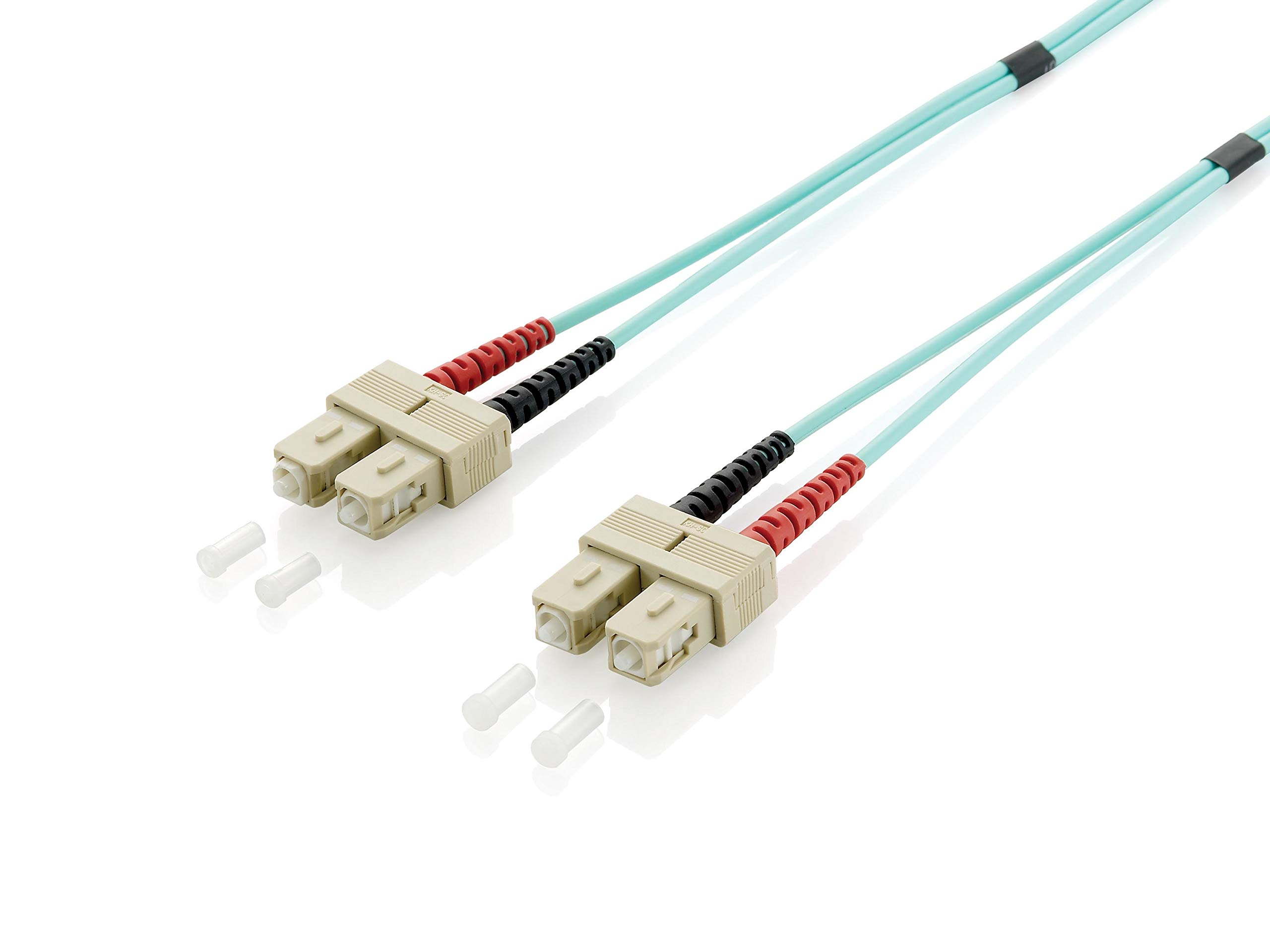 Equip LWL Patch Cable SC->SC 30.00 m Multimode Duplex OM3 Turquoise