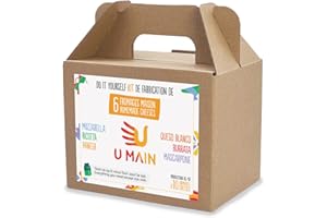 Cheese Making Kit, 6 Cheeses Beginners' Kit, Mozzarella, Ricotta, Burrata, Mascarpone, Paneer, Queso Blanco, Craft DIY Cheese