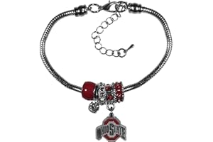 JRVT NCAA womens Euro Bead Bracelet