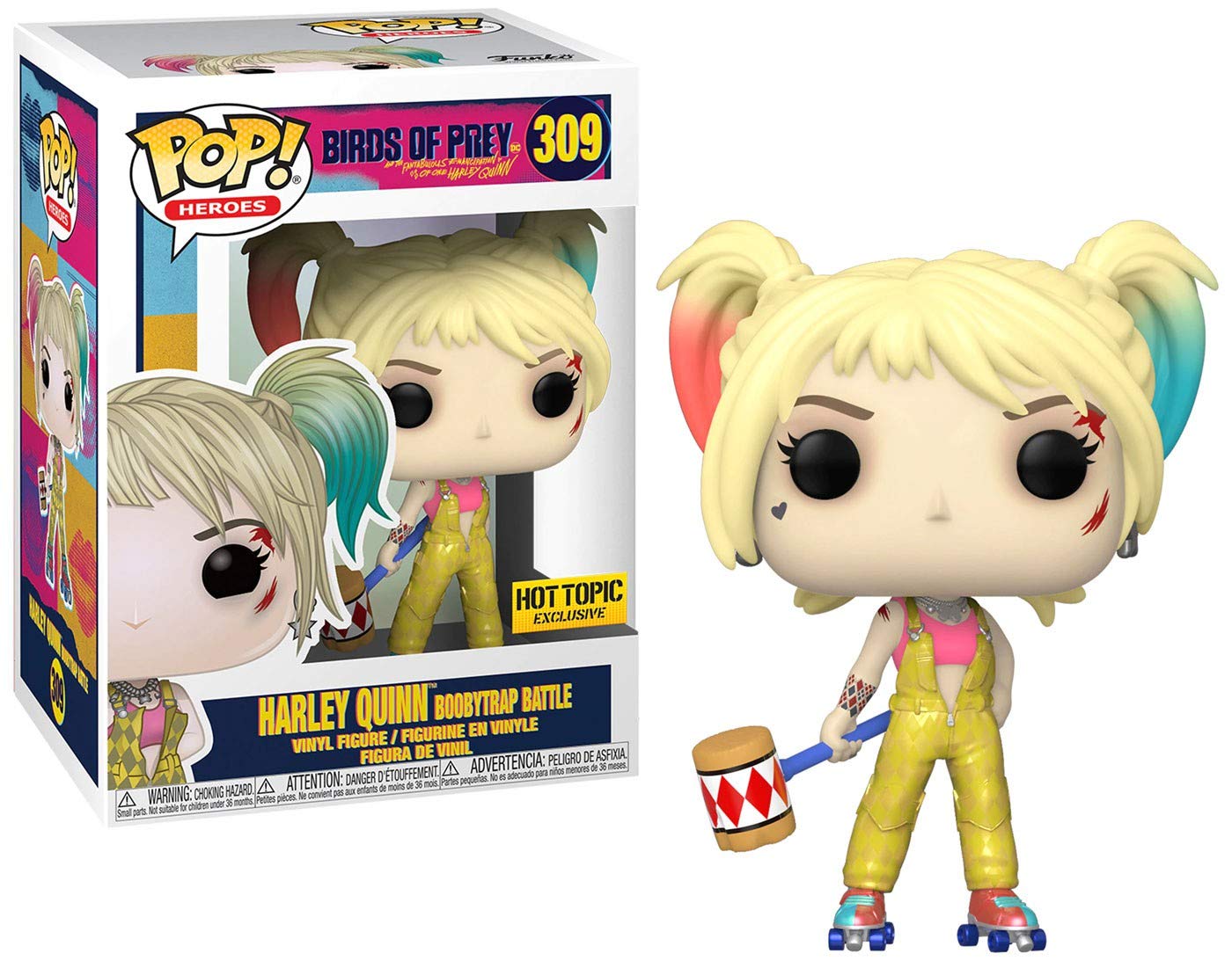 Funko POP! Heroes: Birds of Prey - Harley Quinn [Boobytrap Battle] #309 Exclusive