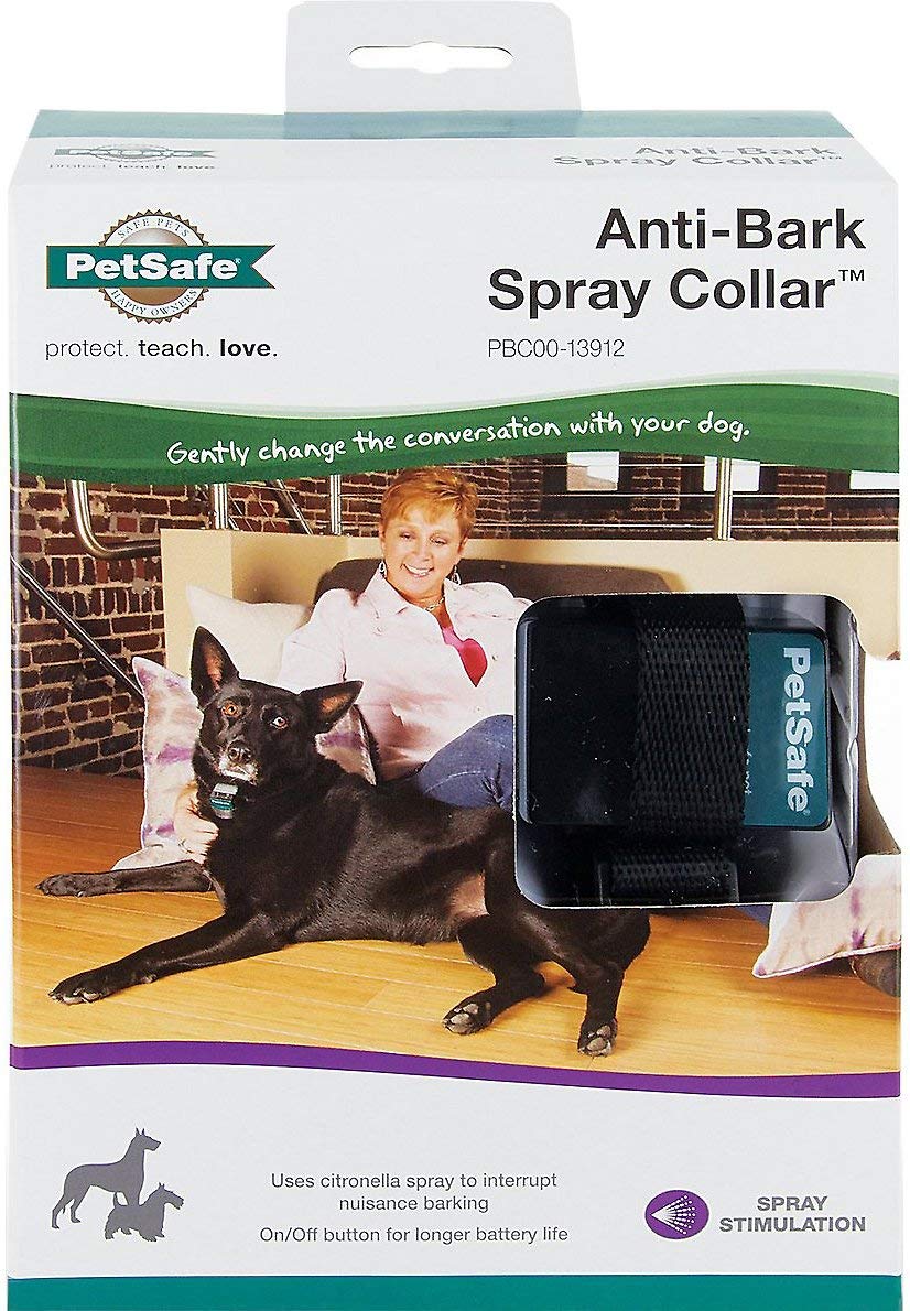 PetSafe Gentle Spray Bark Collar for Dogs, Citronella, AntiBark Device
