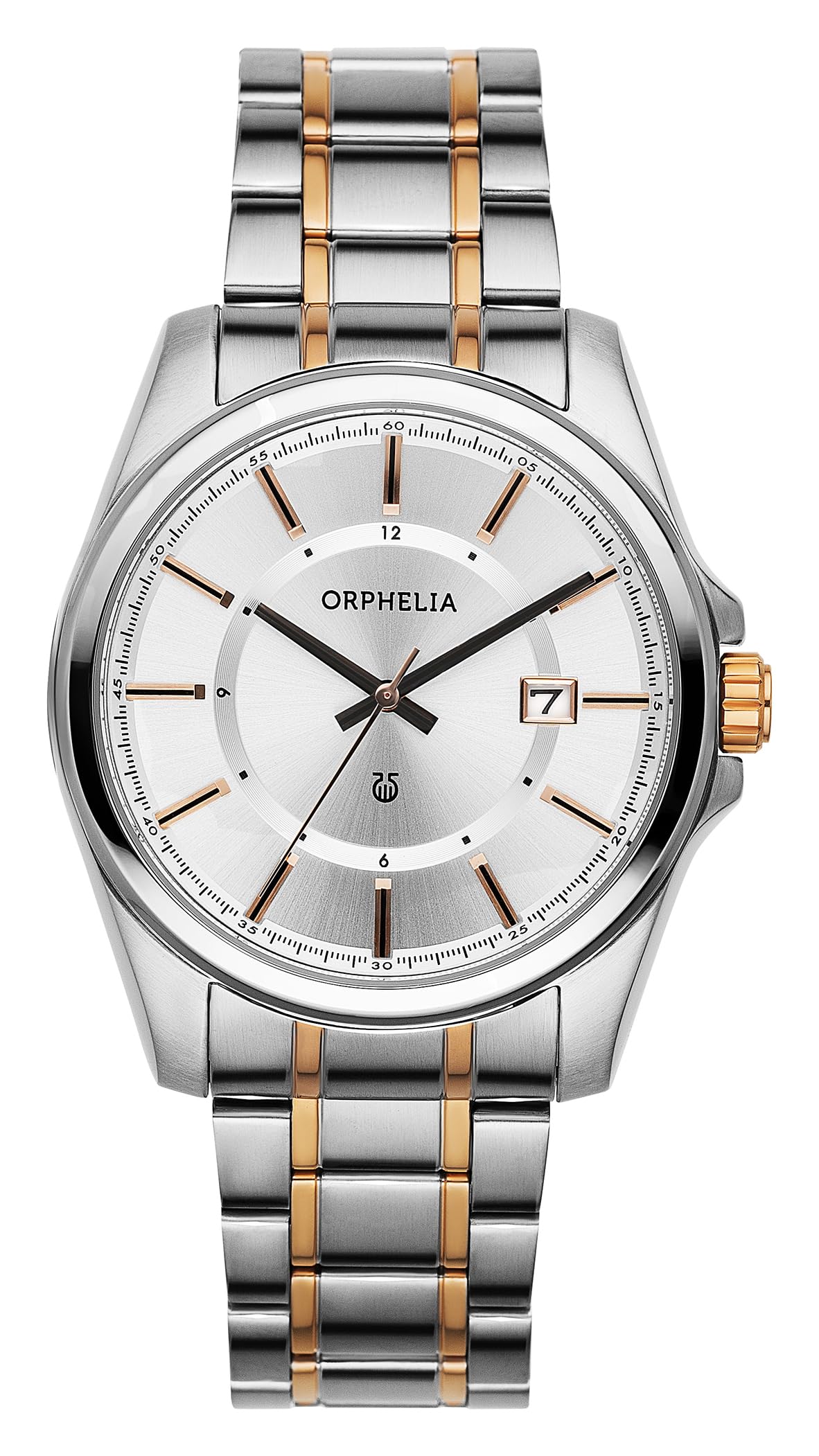 Orphelia Downtown Men's Quartz Watch with Silver Dial Analogue Display and Multicolour Stainless Steel Bracelet 62601