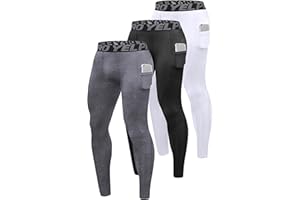 SPVISE Men's Compression Pants Cool Dry Athletic Leggings Workout Running Tights Active Spandex Sports Base Layer Yoga Pants