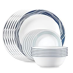 Corelle Vitrelle 18 Piece Glass Dinnerware Sets