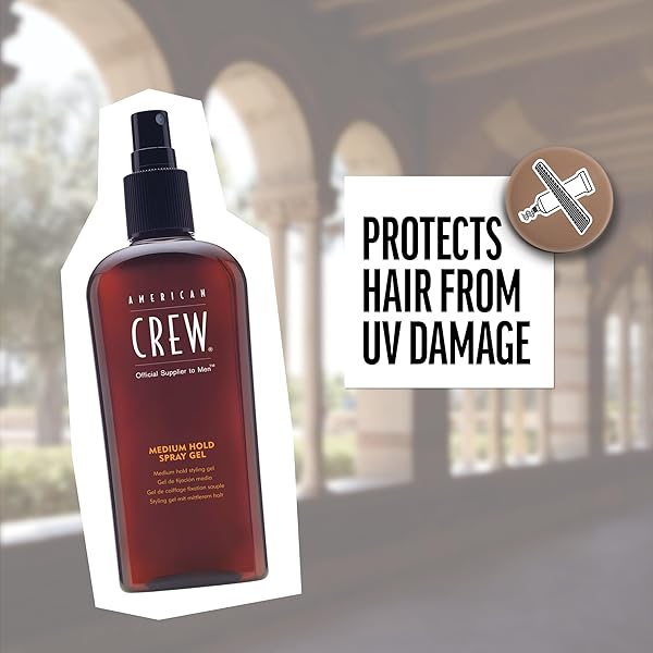 AMERICAN CREW MEN’S HAIR SPRAY, MEDIUM HOLD, 8.45 FL OZ