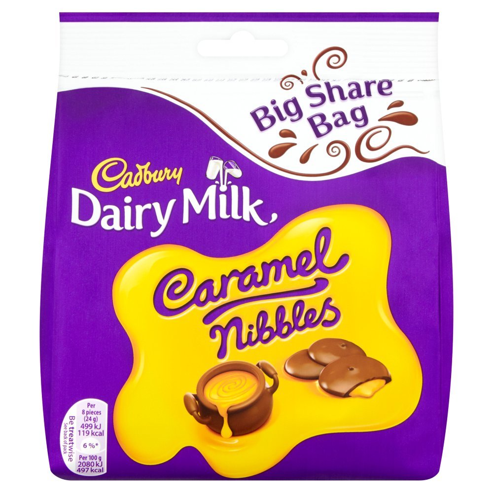 Cadbury Dairy Milk Caramel Nibbles Chocolate, 242 g Amazon.co.uk