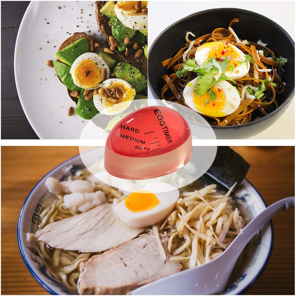 Temporizador de huevos, 4 unidades, resistente al calor, mediano ...