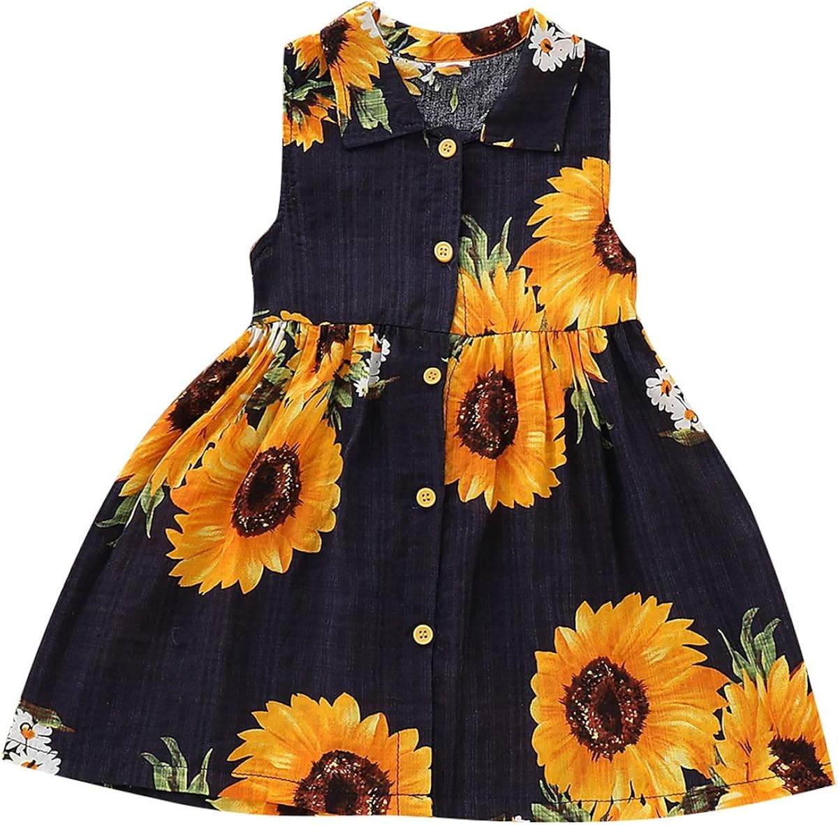 sunflower dress for kid