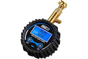 GERCHWAY Digital Tire Pressure Gauge for Cars - Accurate Air Pressure Gauge for Tires with 360° Swivel Chuck - 200 PSI