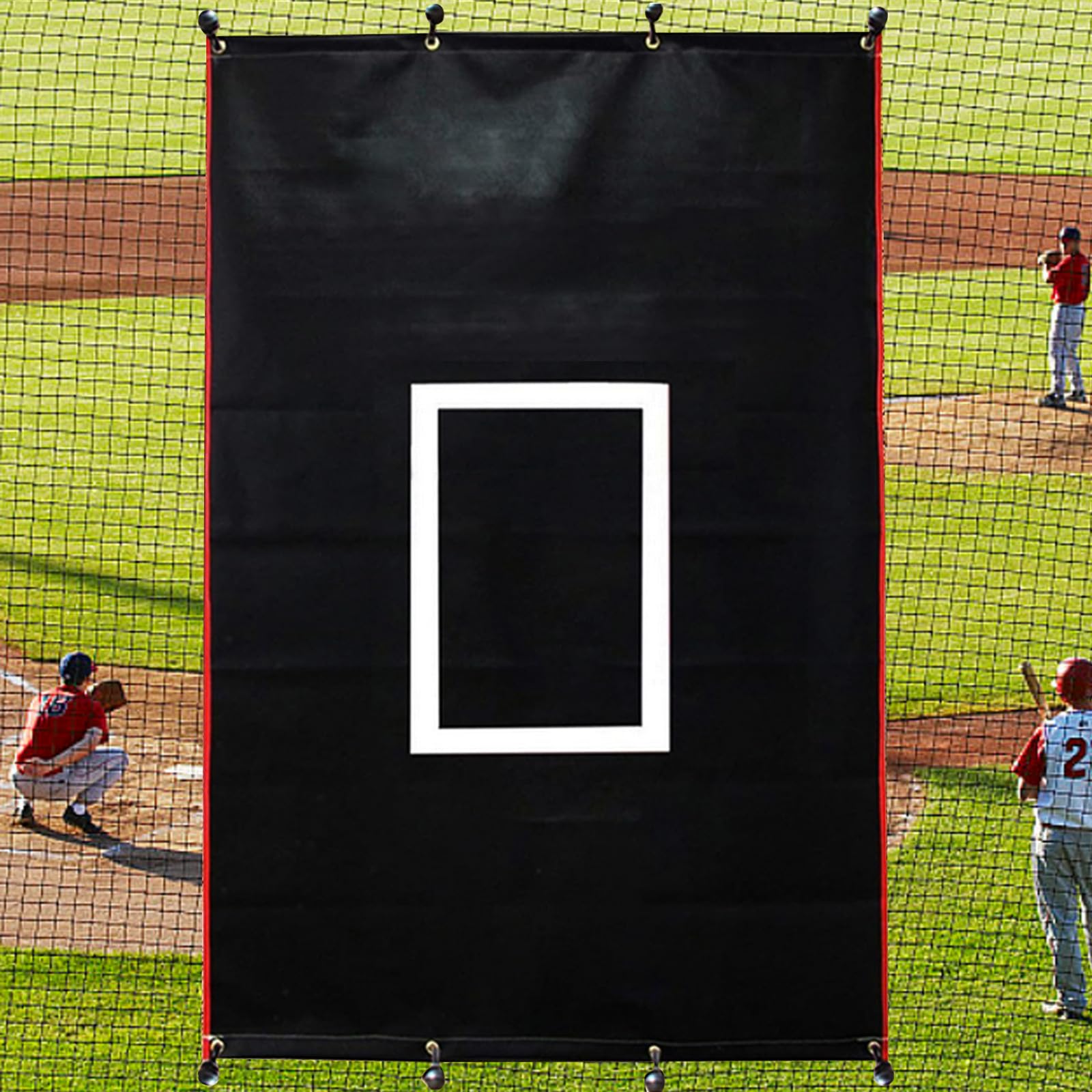 Outdoor Batting Cage Backstop Mat Gagalileo Baseball Backstop Mat ...