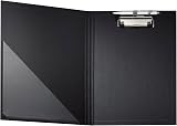 Exacompta 18291E Clipboard with Coated Flap A4 23x32cm Black Balacron