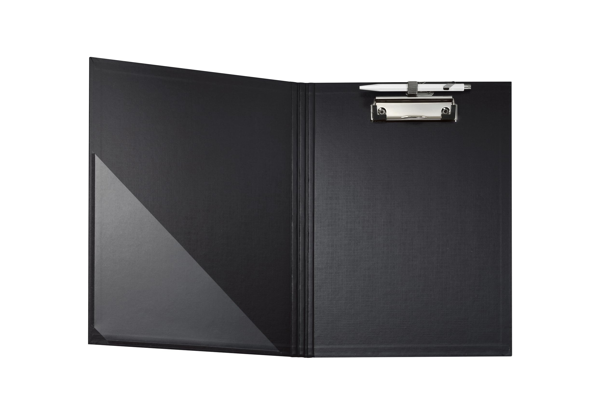 Exacompta - Ref. 18291E - 1 Clipboard with coated paper flap - Size 23x32cm for A4 - Black