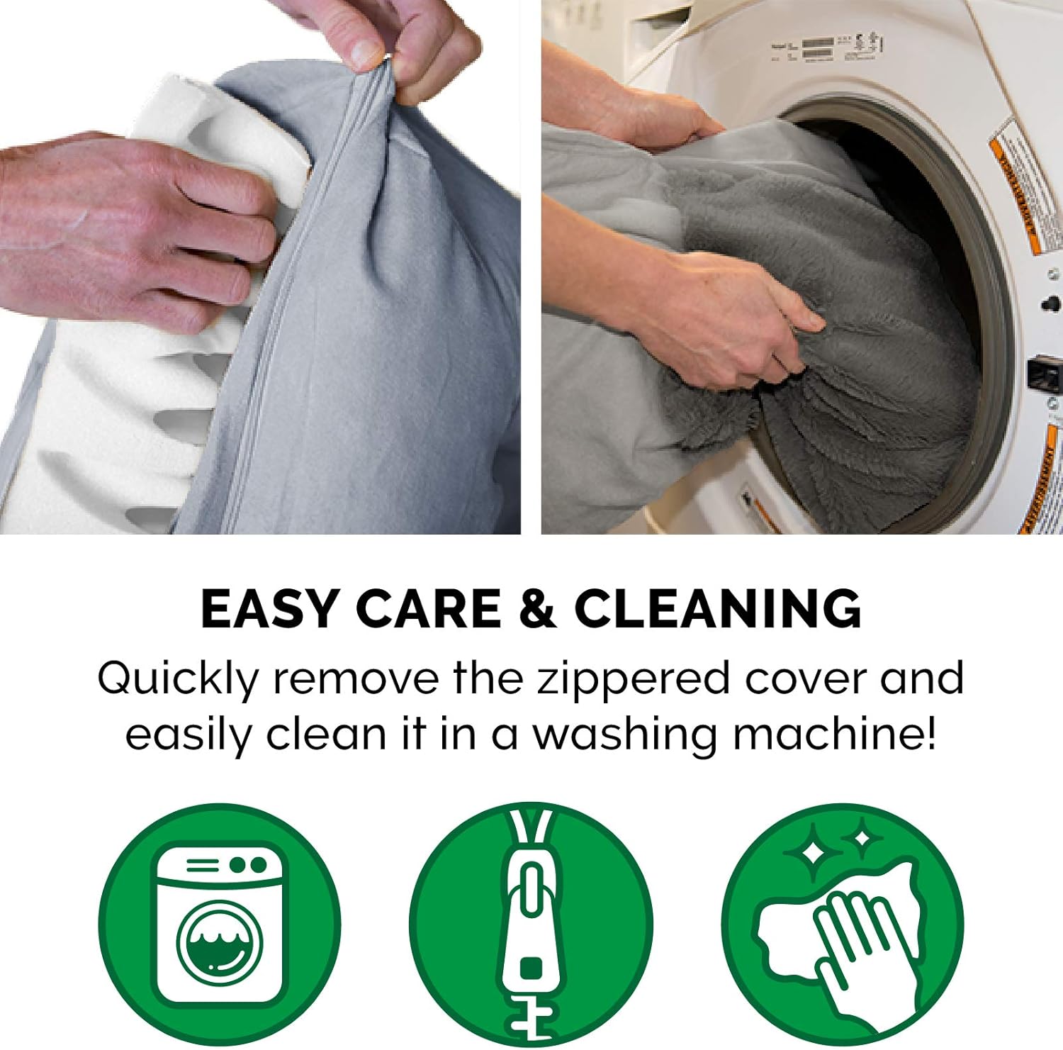 Furhaven Pet Dog Bed - Orthopedic Ultra Plush Faux Fur and Suede Traditional Sofa-Style Living Room Couch Pet Bed with Removable Cover for Dogs and Cats, Gray, Large : Pet Supplies