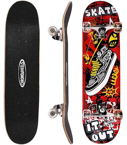 ELEMENT - KHHW2453　ELEMENT  Hatched Red Silver Amazon.com : Element Hatched RED Silver Complete Skateboard