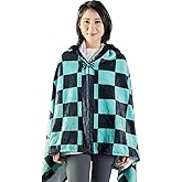 Hooded Wearable Blanket Hoodie Cosplay Cloak Shawl Wrap Nap Quilt 160x100 cm (63x40 in)