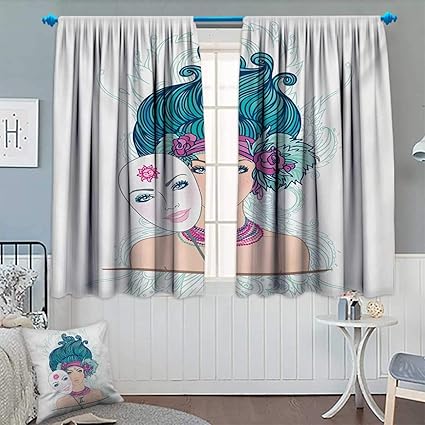 Amazon Com Zodiac Gemini Waterproof Window Curtain Young