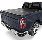 OEDRO FRP Hard Tri-fold Truck Bed Tonneau Cover Compatible with 2019-2026 Chevy Silverado 1500 / GMC Sierra 1500 New Body Style, 5.8 Feet Bed w/o Multi-Flex Tailgate